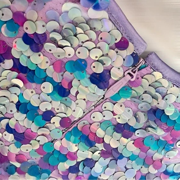 CES FEMME Cutest sequin mini skirt S M L - Picture 6 of 7